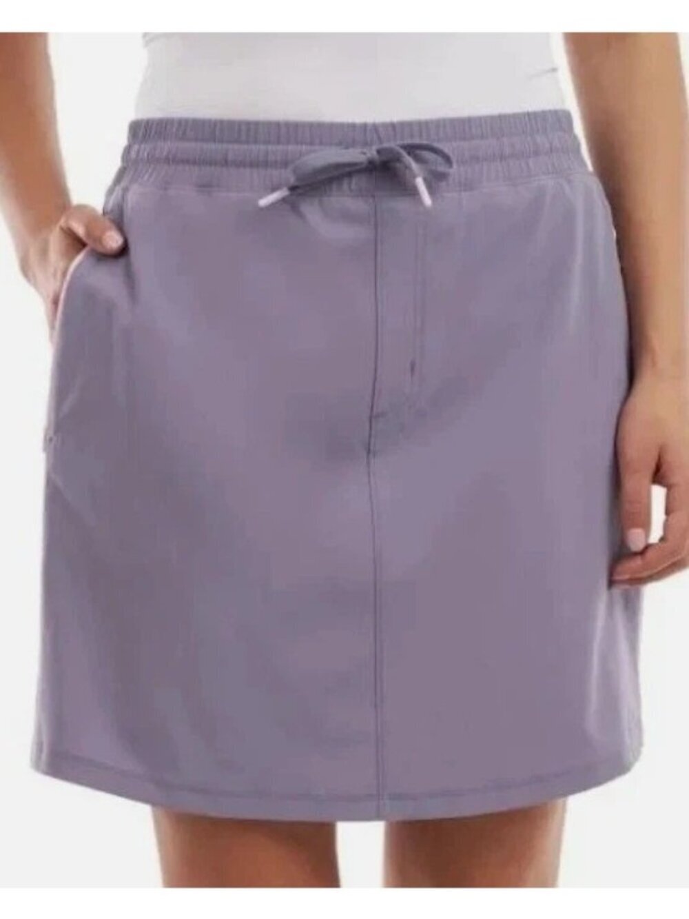 Elle Sport Women's M Athletic Skort With Pockets Purple L1452